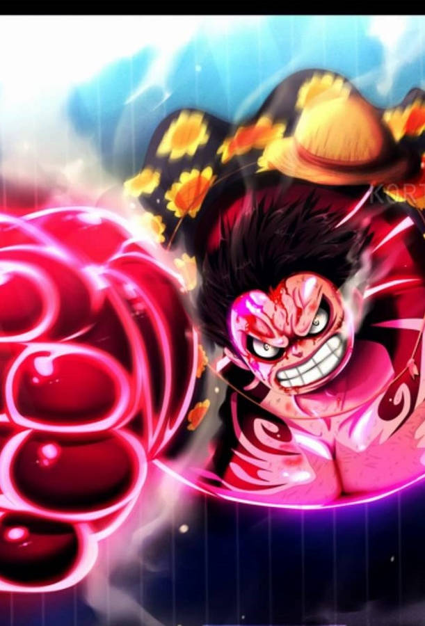 Download Luffy Gear 4 Explosive Charge Wallpaper Wallpapers Com