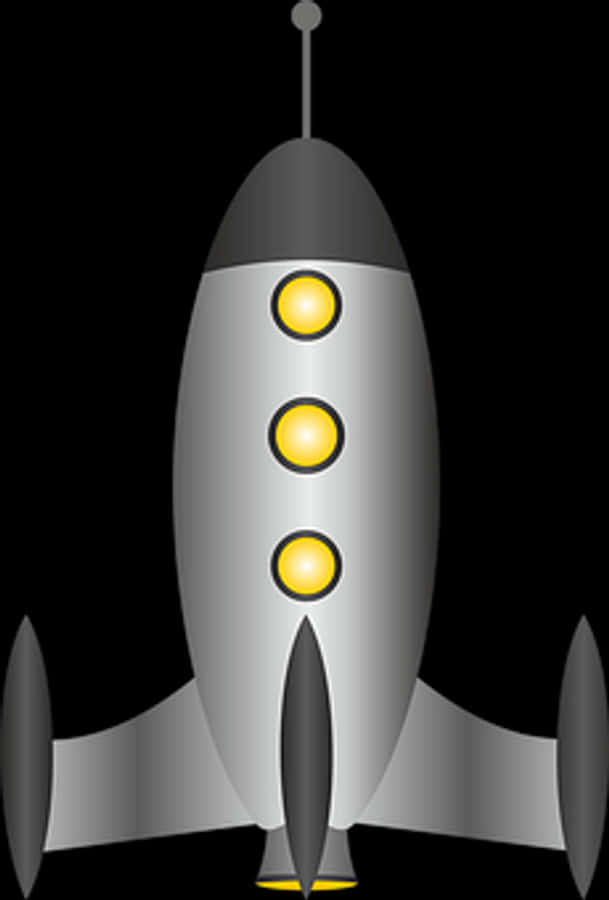 Cartoon Rocket Illustration