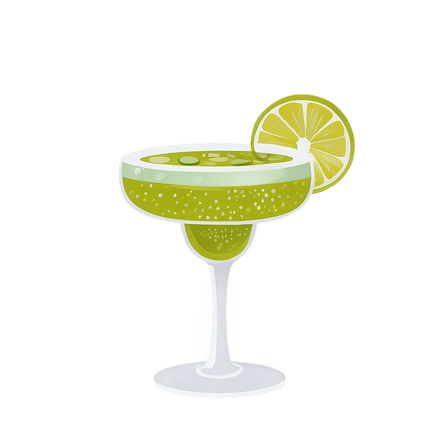 Margarita Glass Outline PNG dqv