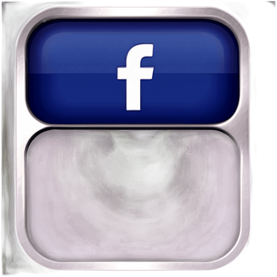 Facebook Logo for Video Overlay PNG 97