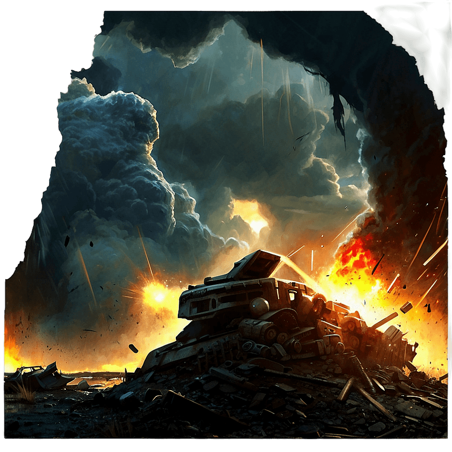 Devastation Landscape Art PNG 06252024