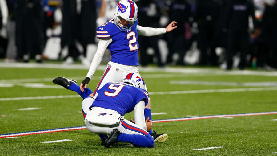 Buffalo Bills Kicker Field Goal Versuch