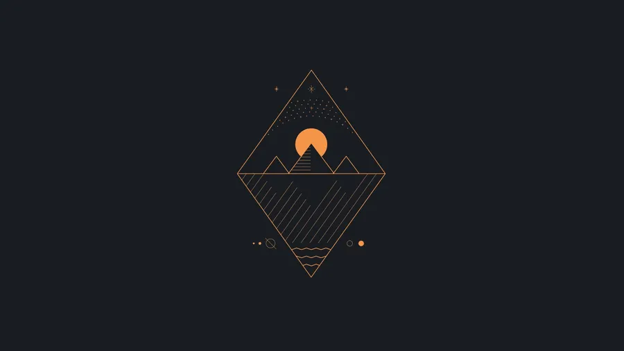 Black And Orange Background