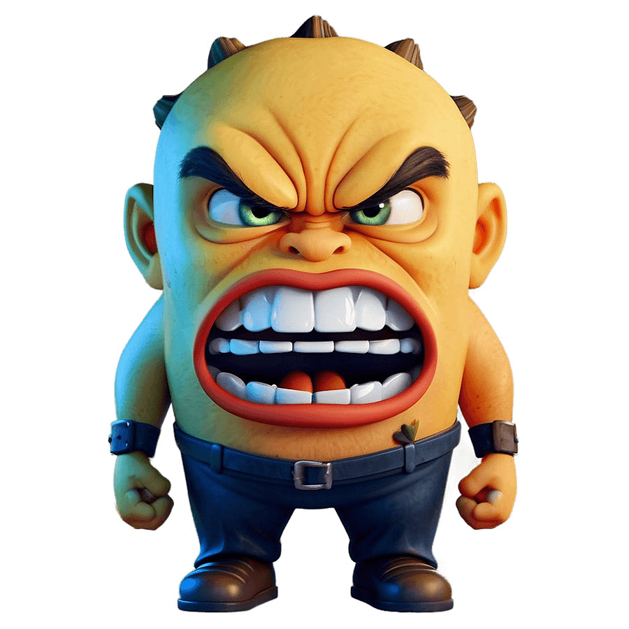 Anger Emoticon Design PNG yto