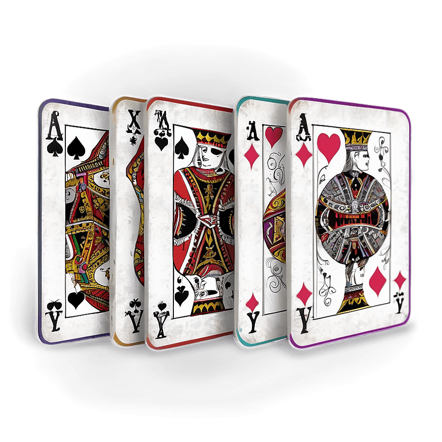 Retro Styled Deck of Cards PNG 2
