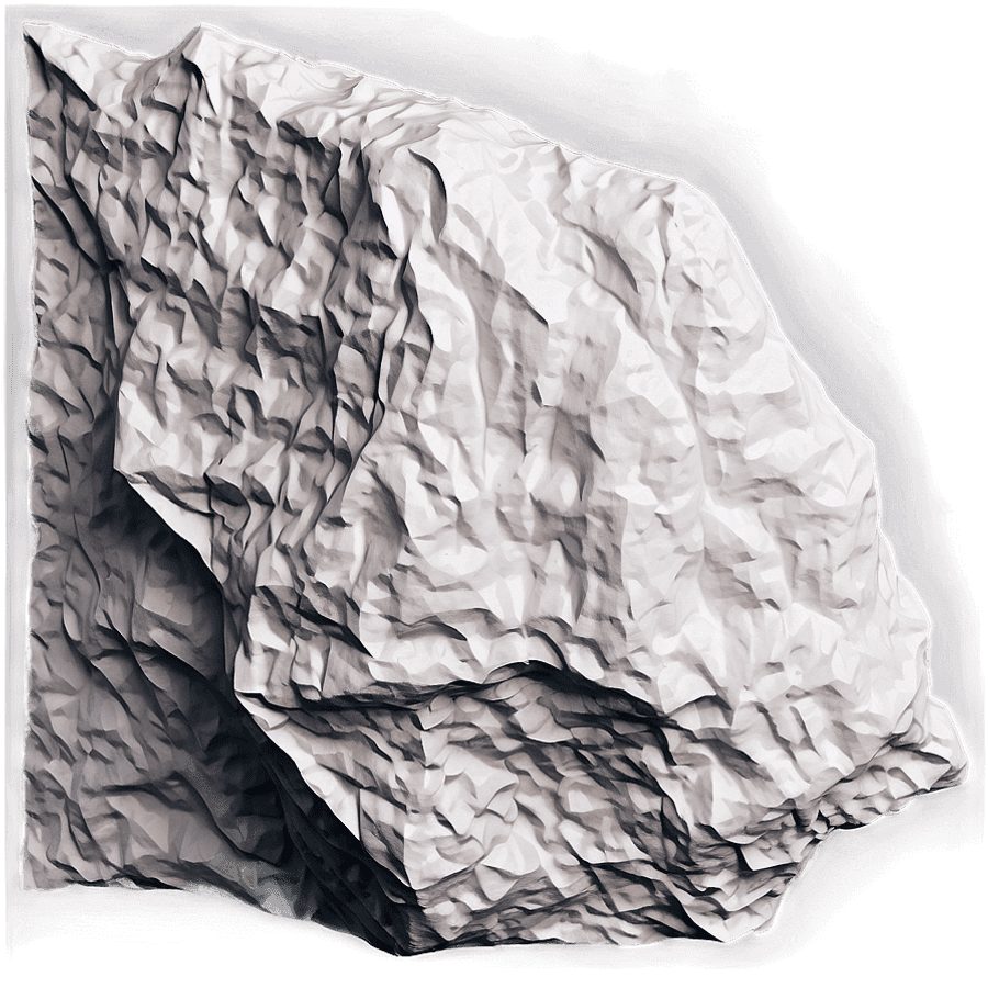 Seamless White Crumpled Paper Texture PNG erd