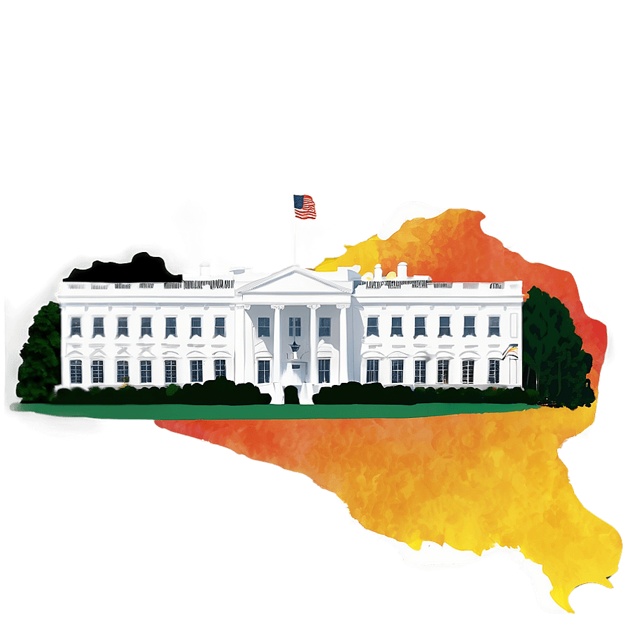 Presidential White House PNG lrq