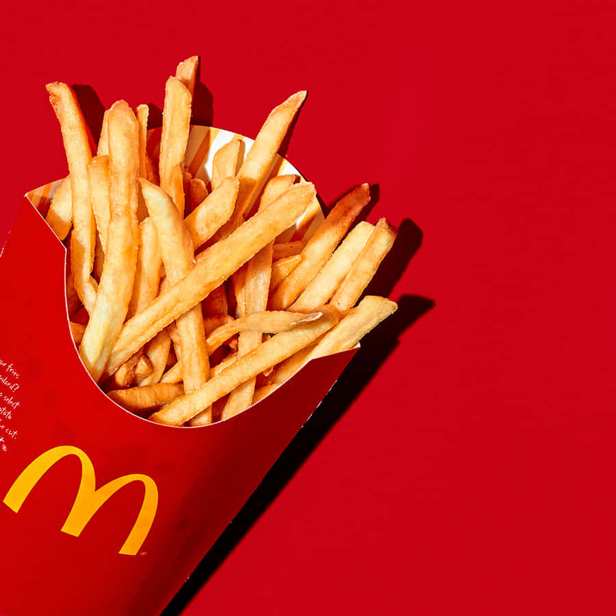 McDonald'sPommes Frites in einem roten Behälter