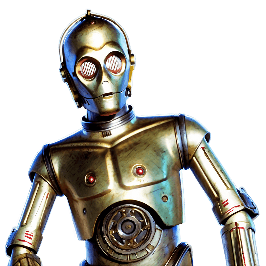 C3PO Full Body Shot PNG 31