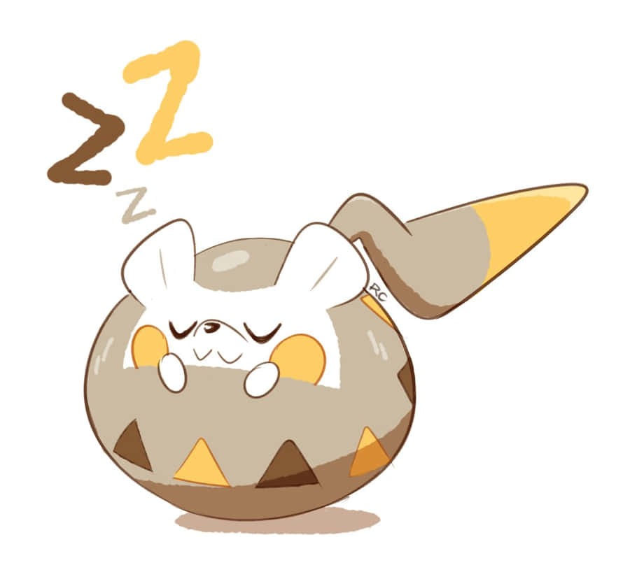 SüßeSchlafposition von Togedemaru
