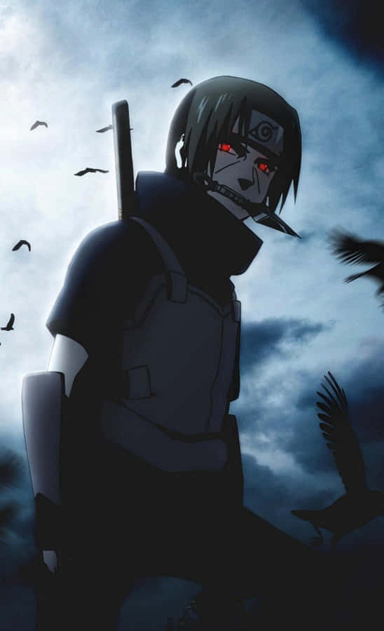 Itachi Uchiha geheimnisvolle Silhouette