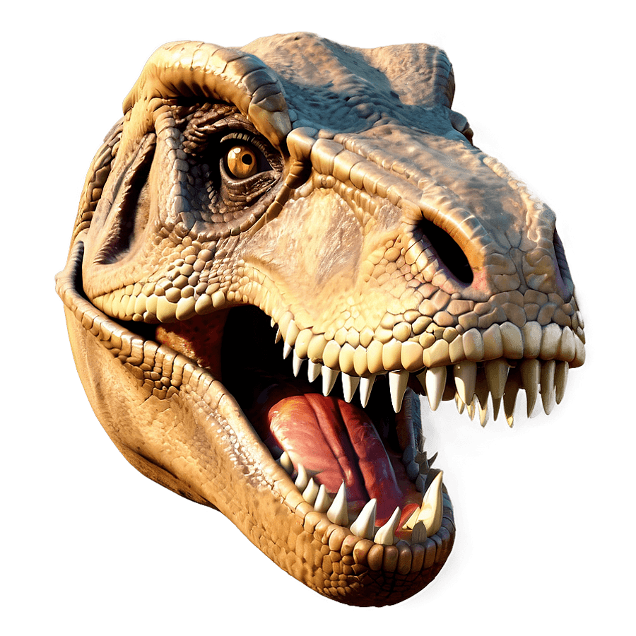 T Rex Head Jurassic Design PNG adg