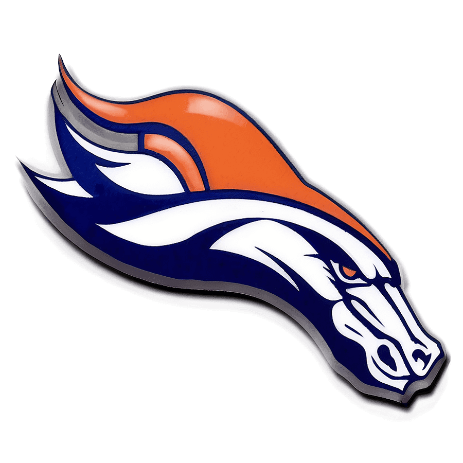 Modern Broncos Logo PNG djw23