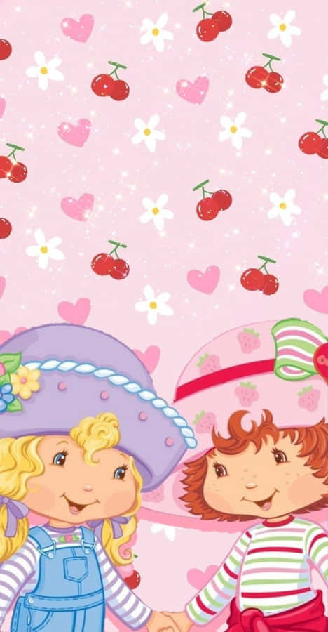Erdbeerkuchen Freunde Wallpaper