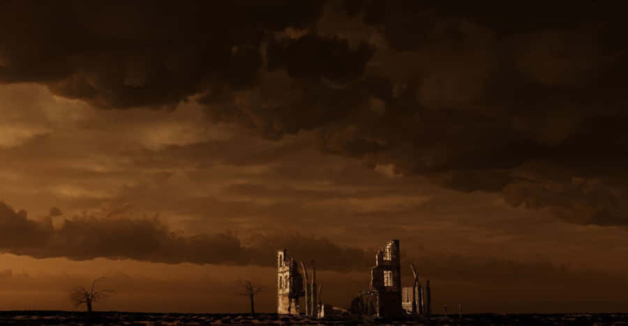 Fallout4 Ödland 1438 x 747 Hintergrundbild