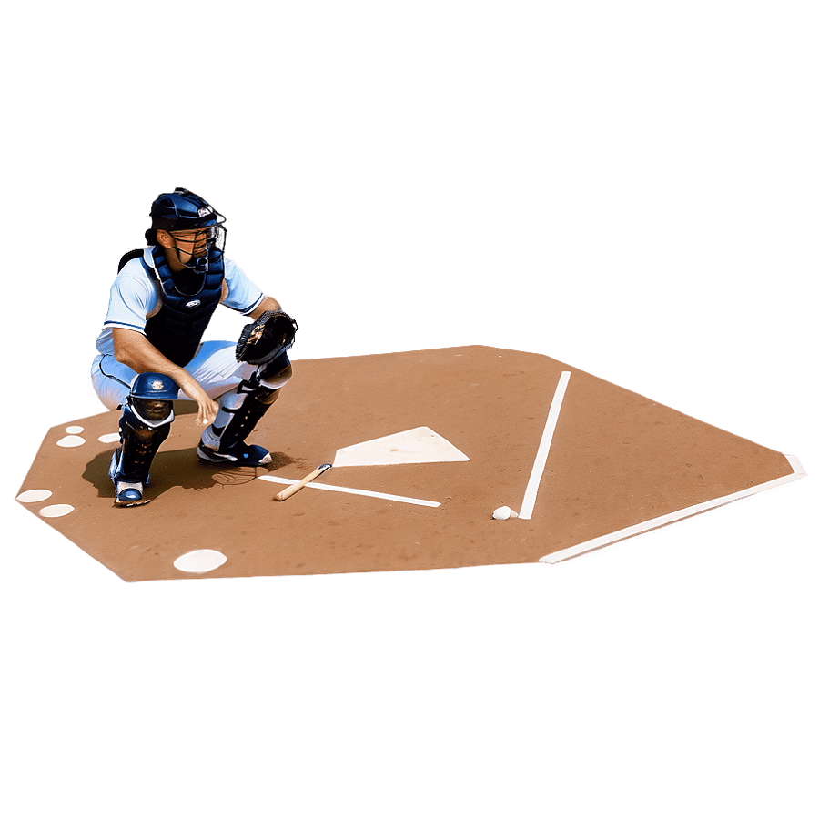 Home Plate with Umpire PNG 05262024