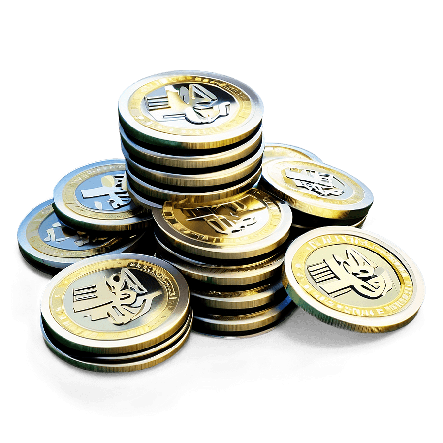 Digital Money Pile PNG 85
