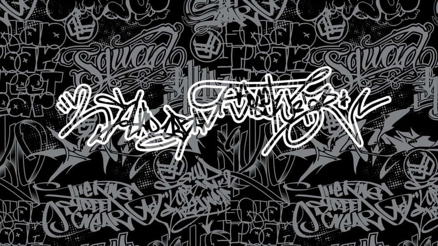 Fundode tela com grafite.