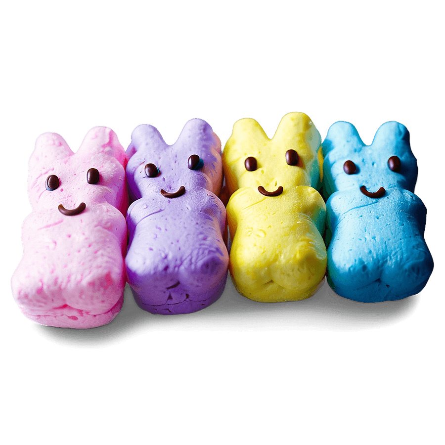 Marshmallow Peeps Assortment PNG 05252024