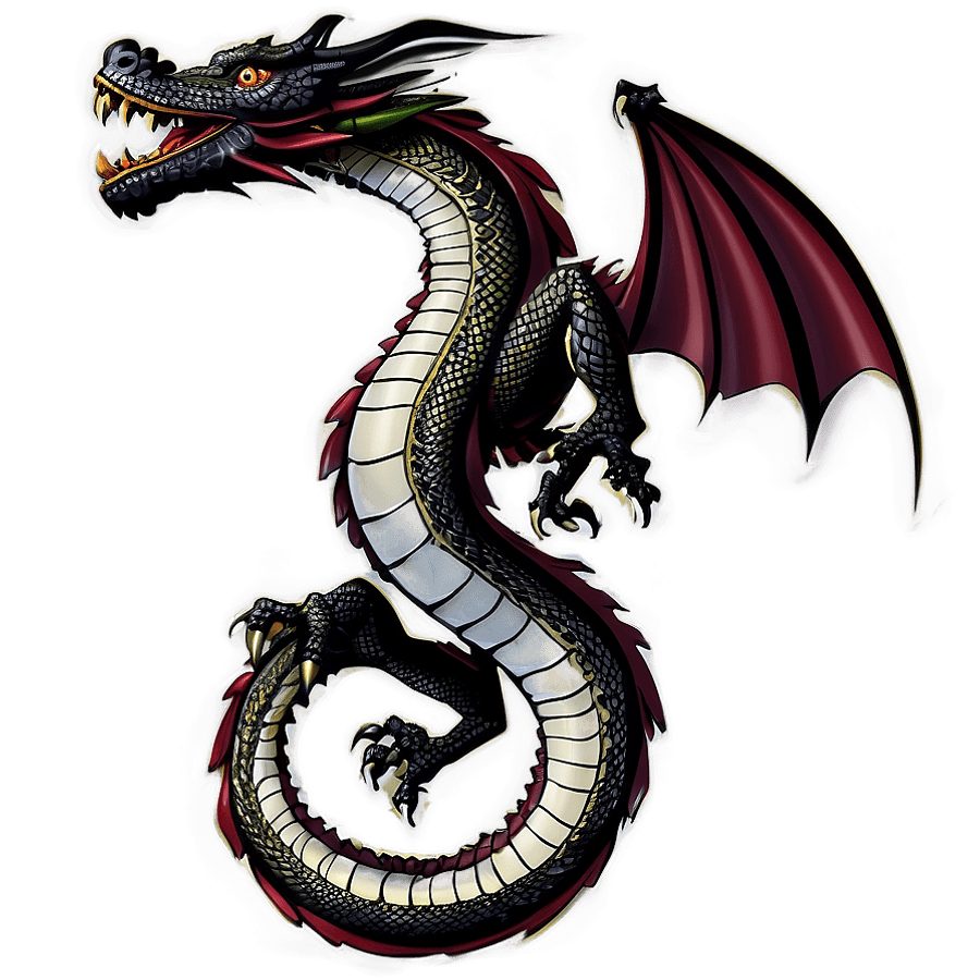 Eastern Dragon Clipart PNG 06282024