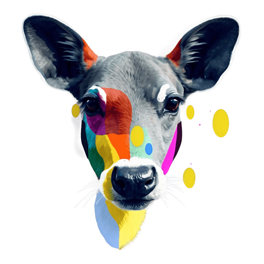 Pop Art Animal Portraits PNG fcp46