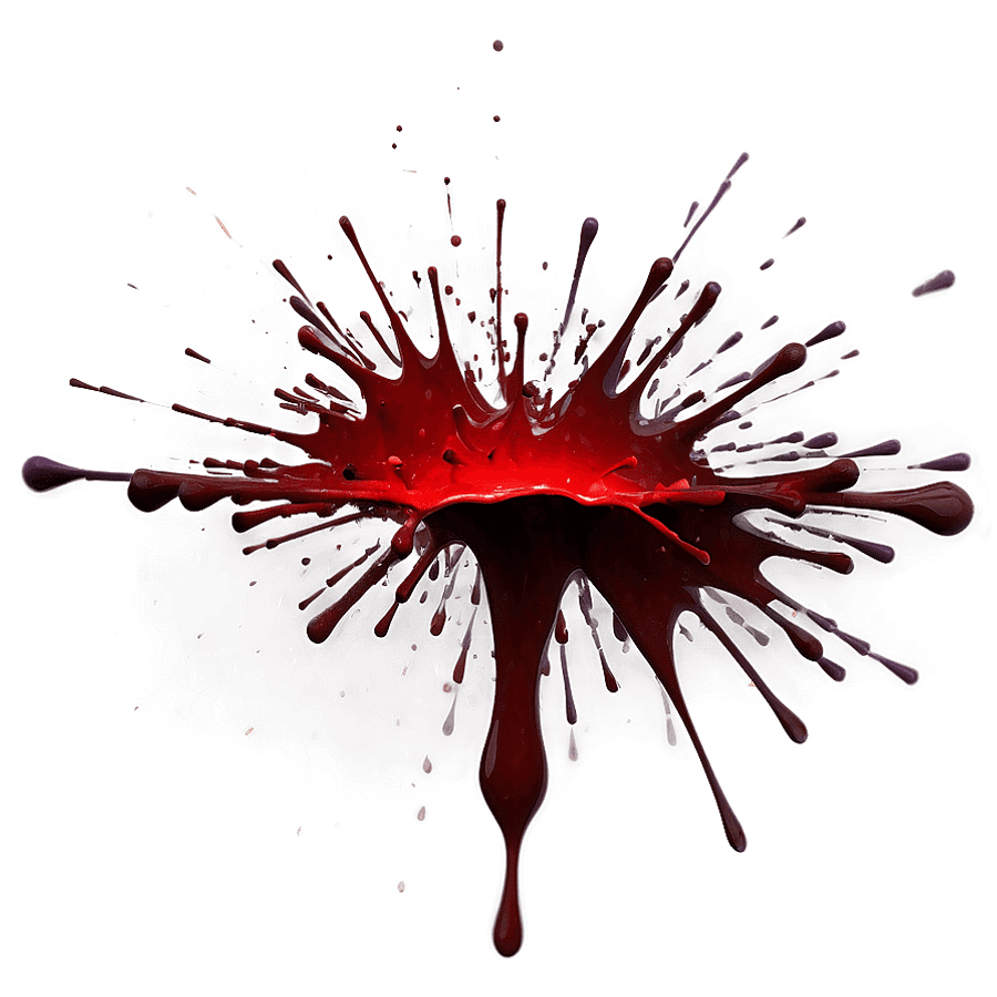 Red Glow Splash PNG mec98