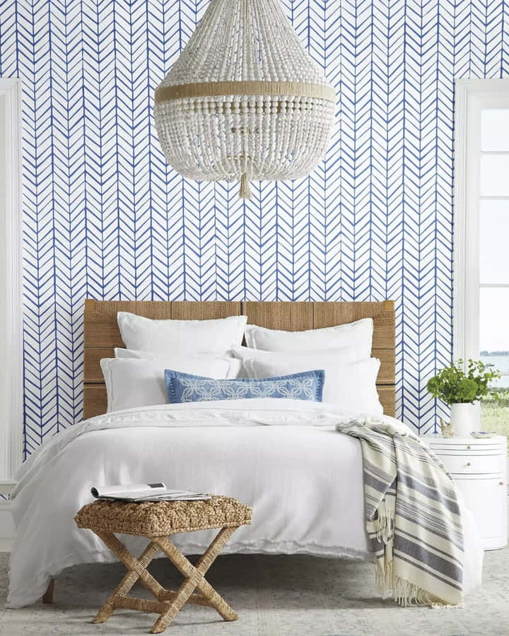 Decoração de Quarto Costeiro Chic