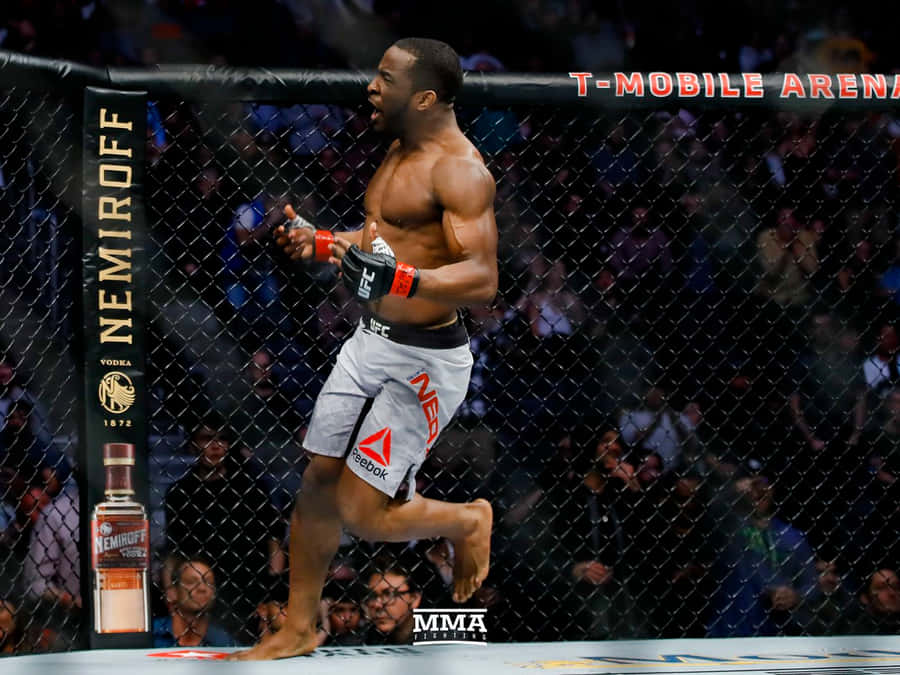 Geoff Neal, Ultimate Fighter Champion, mit intensivem fokussiertem Blick