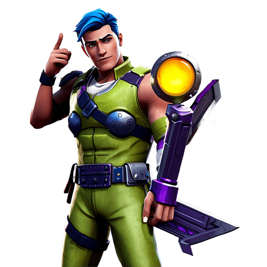 Sparkling Fortnite Skin PNG kpm33