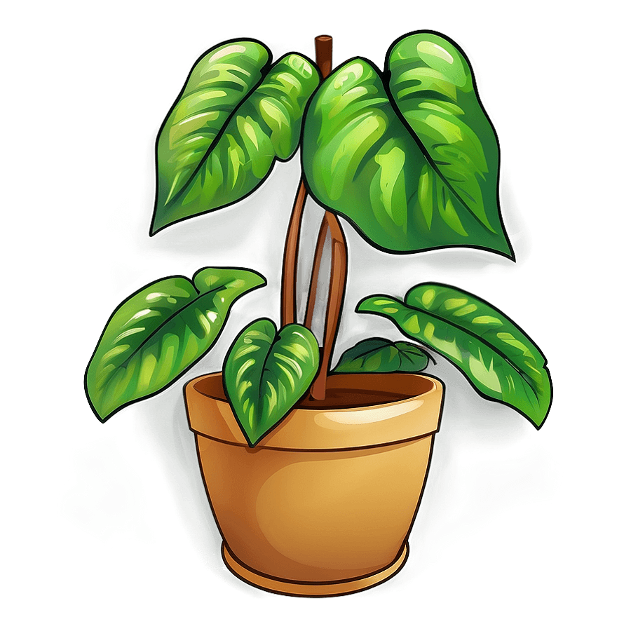 Floor Plant Clipart PNG 06282024