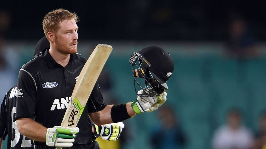 Download Martin Guptill After Game Wallpaper | Wallpapers.com