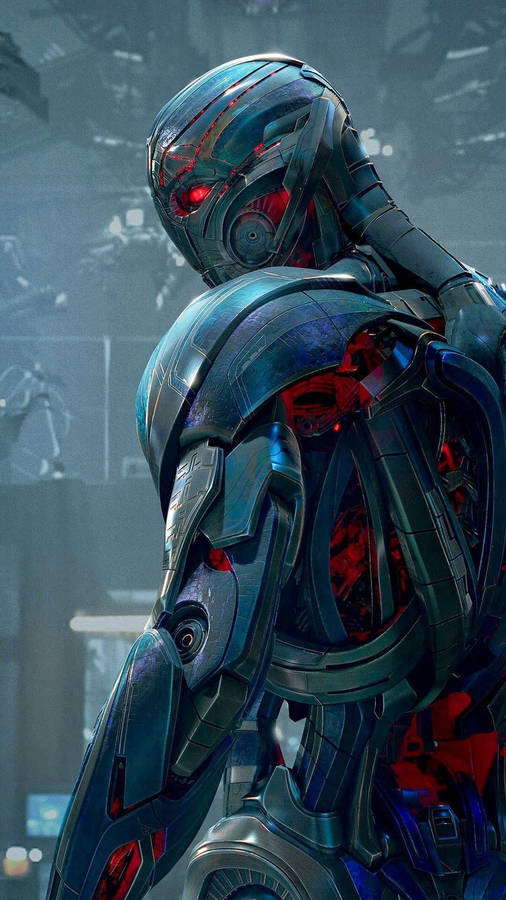 Download Marvel Villains Mcu Ultron Wallpaper | Wallpapers.com