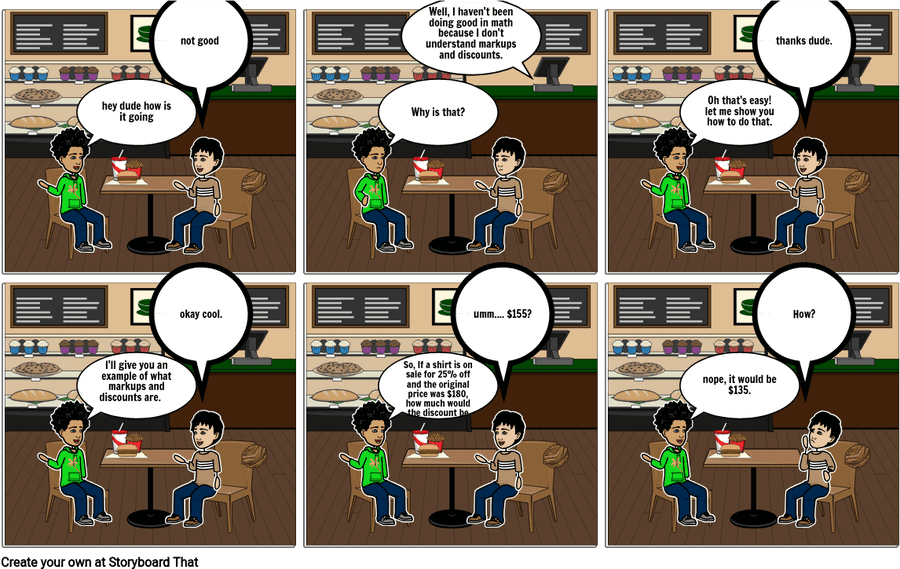 Math Tutorial Comic Strip