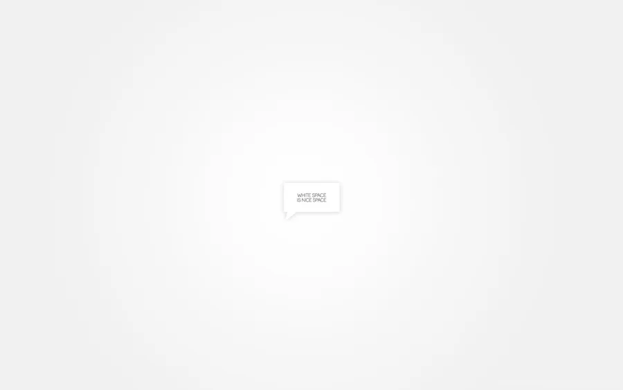 Minimalist White Space Concept