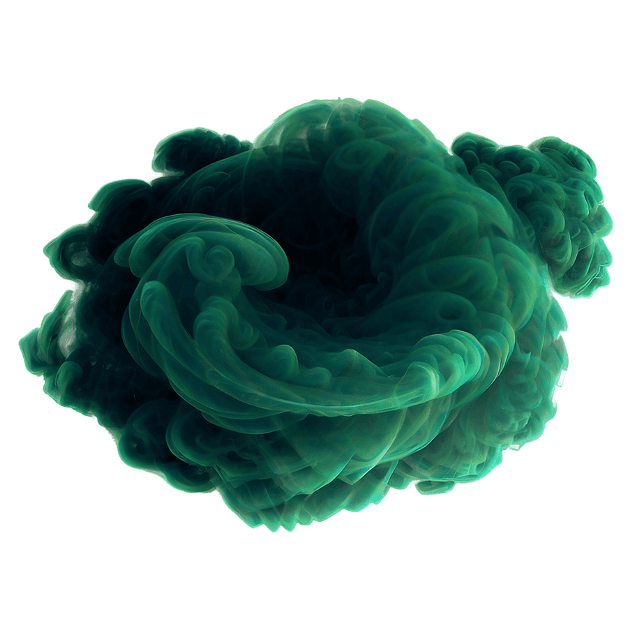 Green Smoke Vortex PNG 29