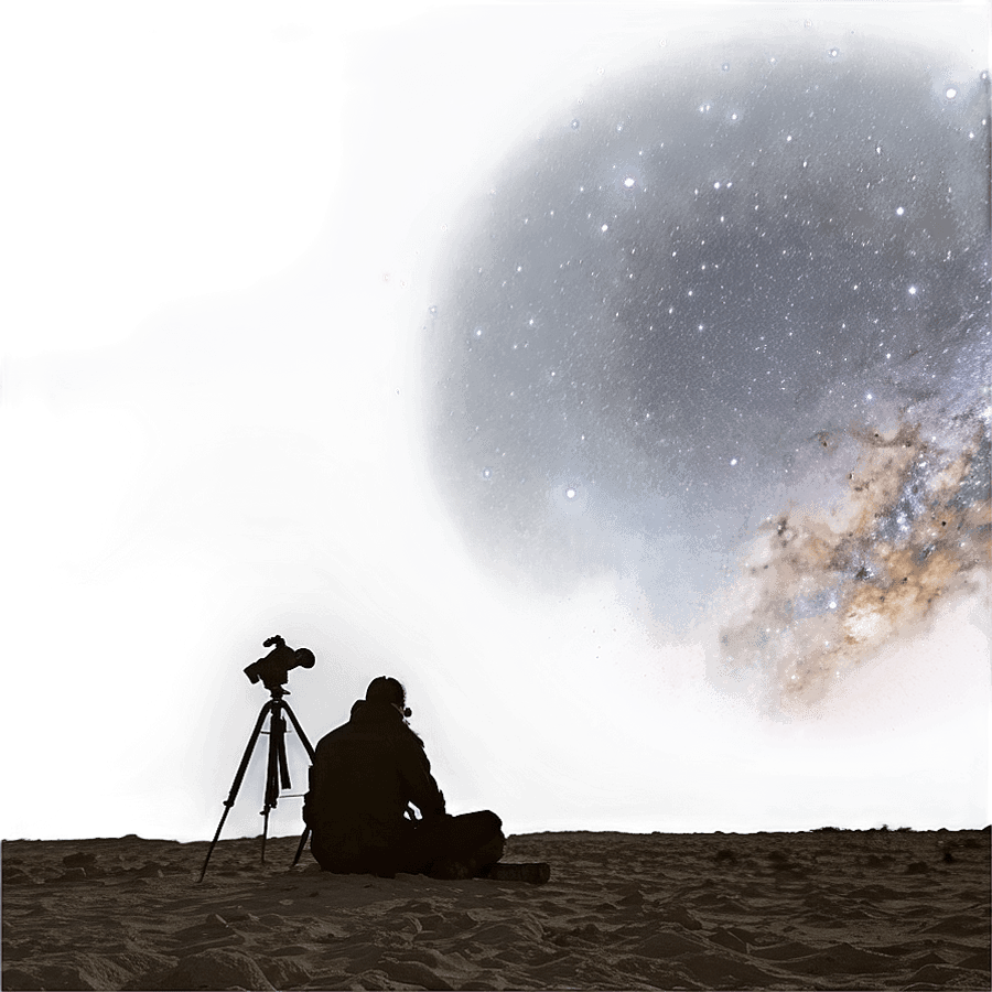 Wanderer under Stars PNG 47