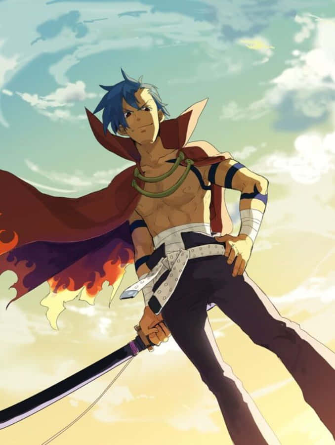 GurrenLagann Kamina 729 x 967 Wallpaper