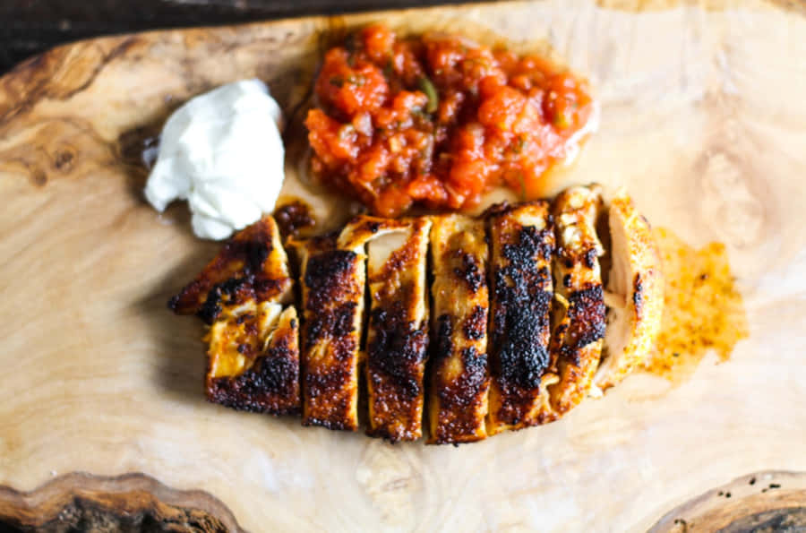 Dêum toque especial ao seu almoço com delicioso frango grelhado!