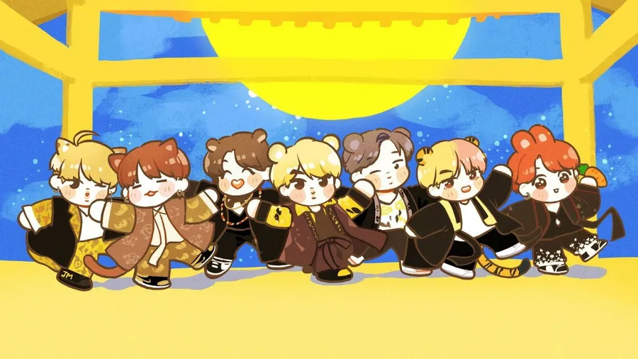 BTS Chibi Dance