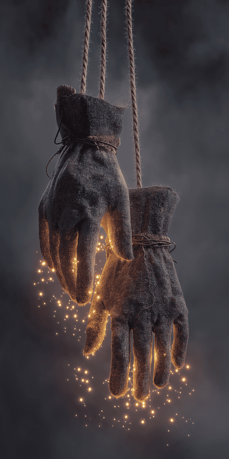 gloves,magical,enchanted,ornate,fantasy,levitating,mysterious,attire,costume,wizard,ancient,power