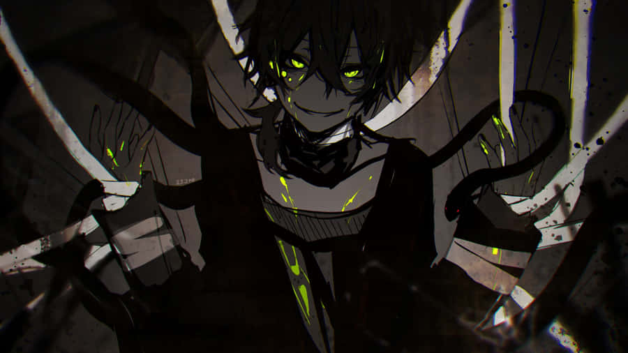 Garoto Anime Misterioso nas Sombras