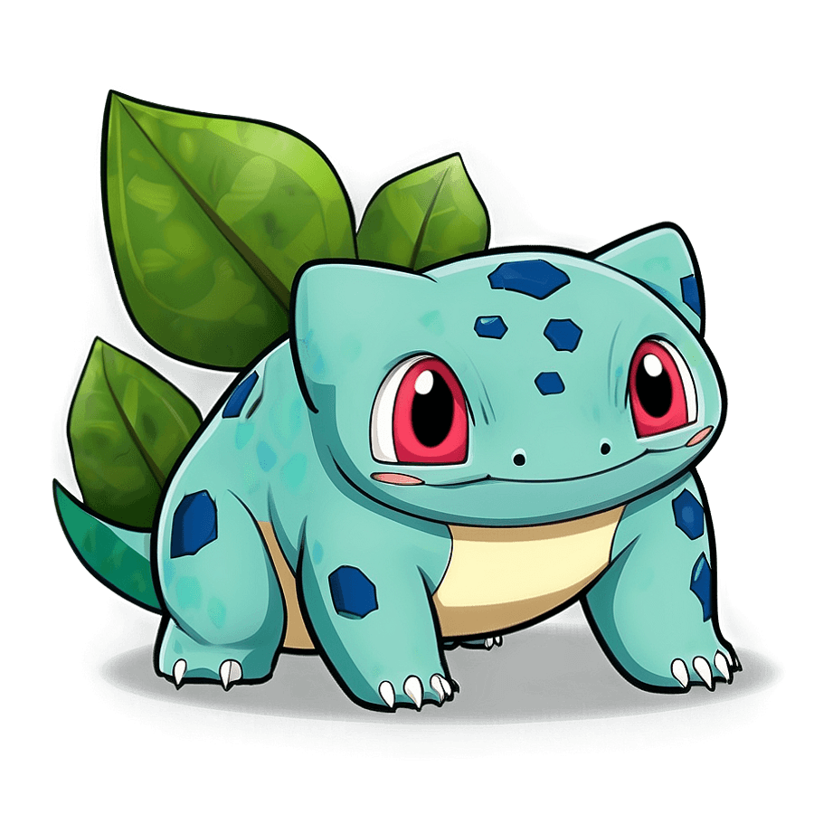 Cute Bulbasaur Cartoon PNG ghl97
