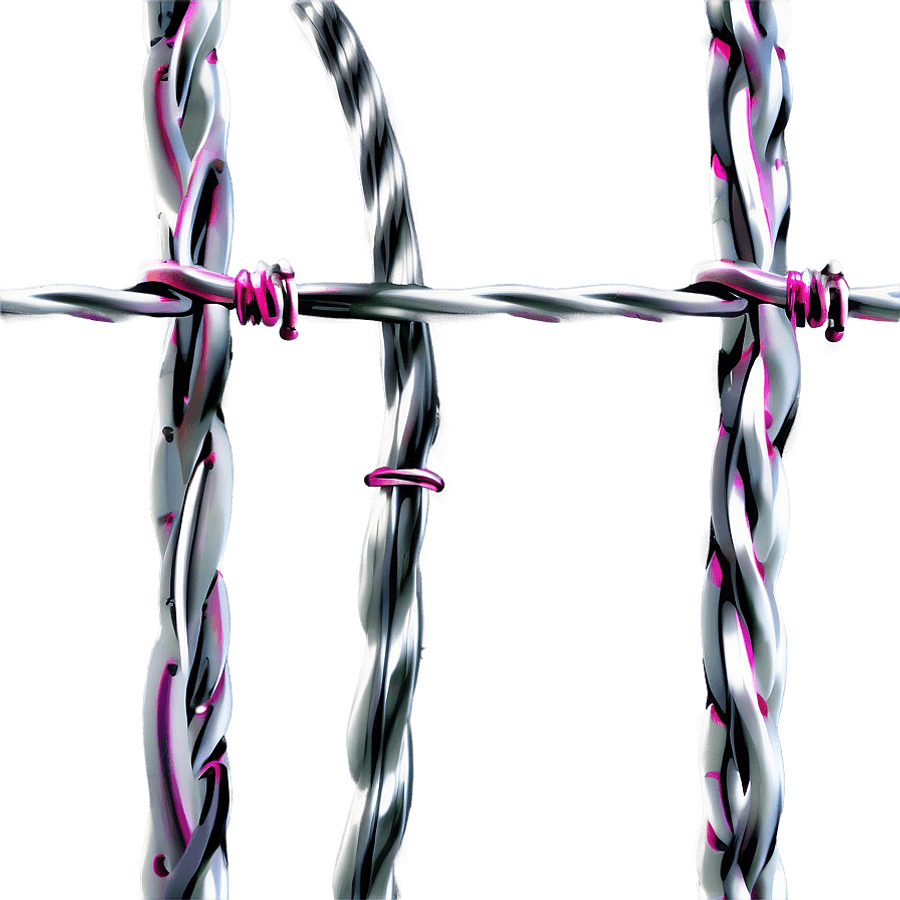 Lightweight Barb Wire Fence PNG 78
