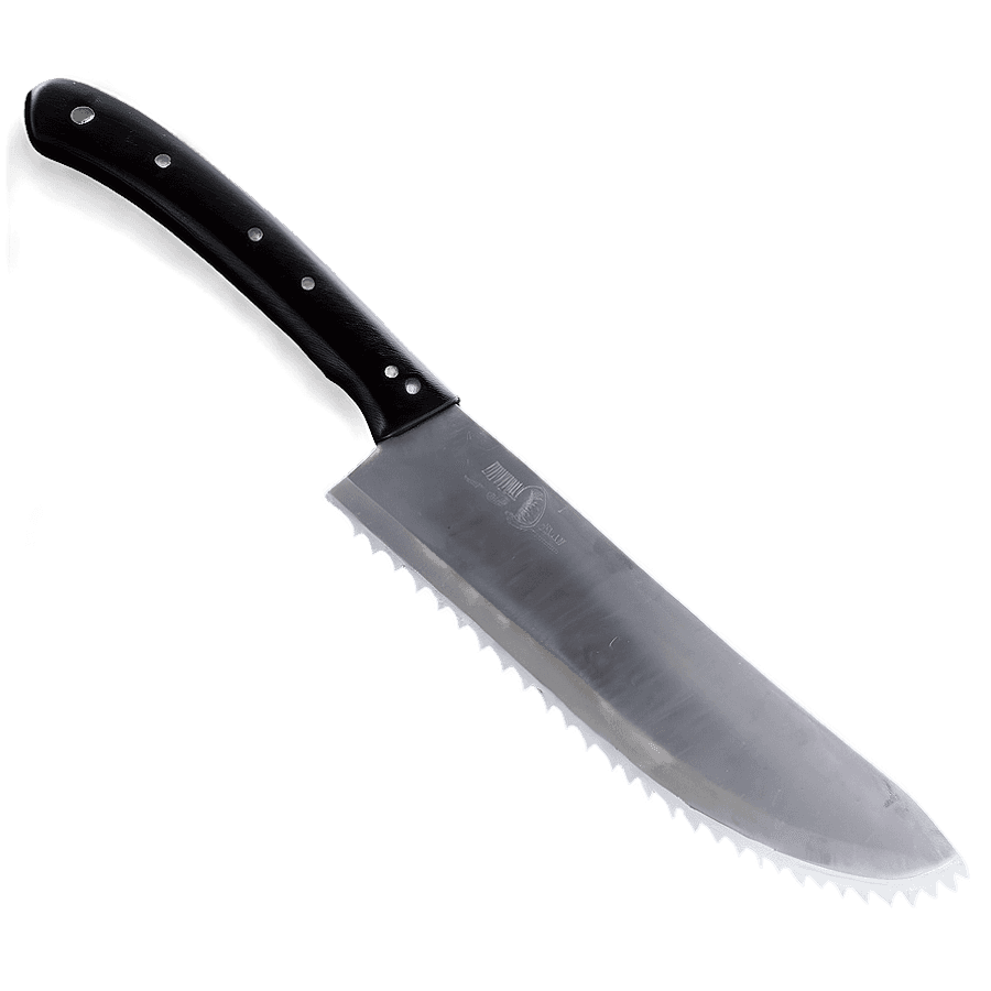 Machete with Wood Handle PNG 05262024