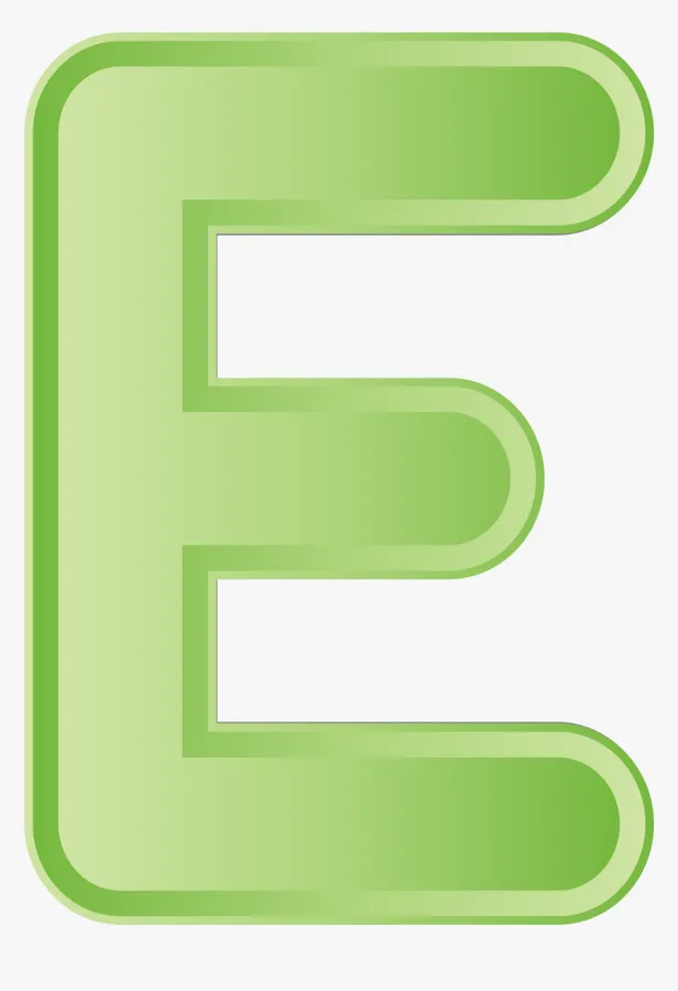 Sage Green Letter E wallpaper