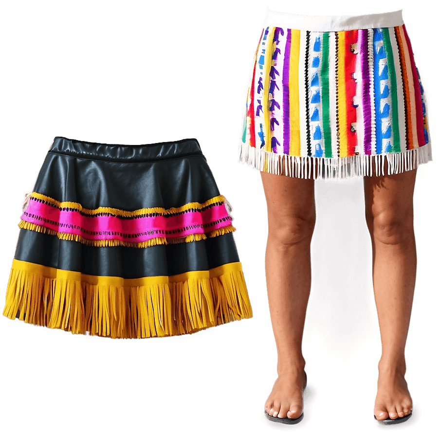 Fringe Skirt PNG xic23
