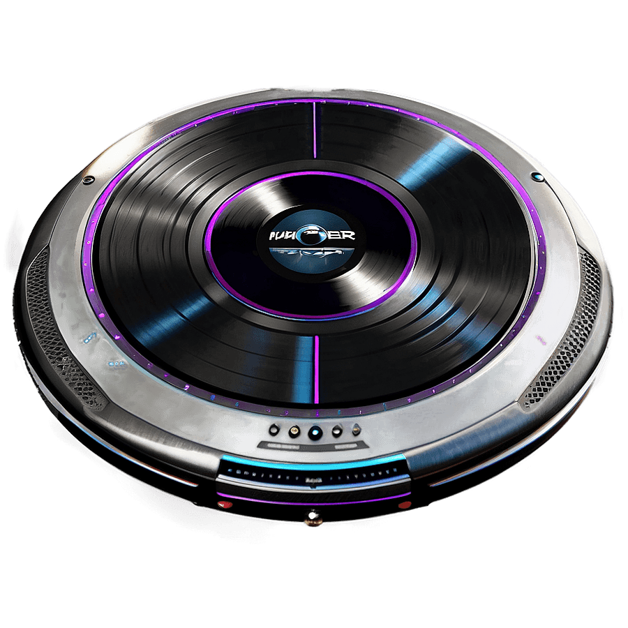Futuristic Turntable Concept PNG fwe