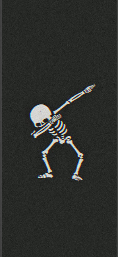 Download Men Phone Skeleton Dabbing Wallpaper | Wallpapers.com