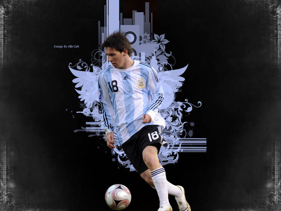 Download Messi Afa Filigree Art Wallpaper Wallpapers Com