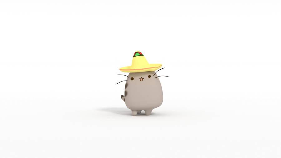 top hat pusheen